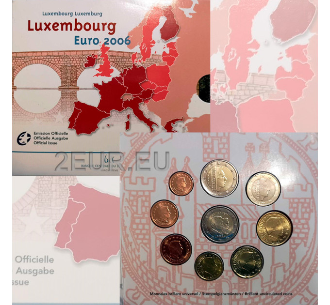 Luxemburg 2006 - Euro set BU