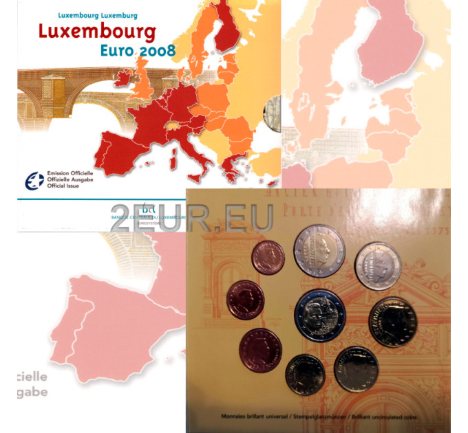 Luxemburg 2008 - Euro set BU