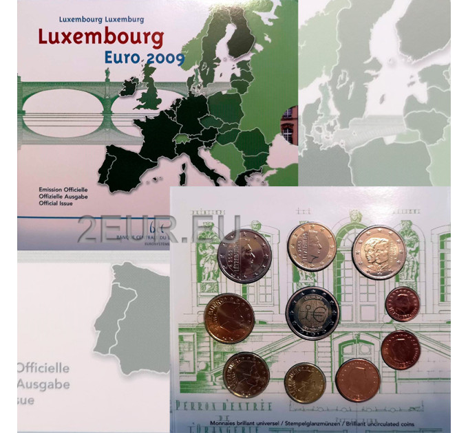 Luxemburg 2009 - Euro set BU