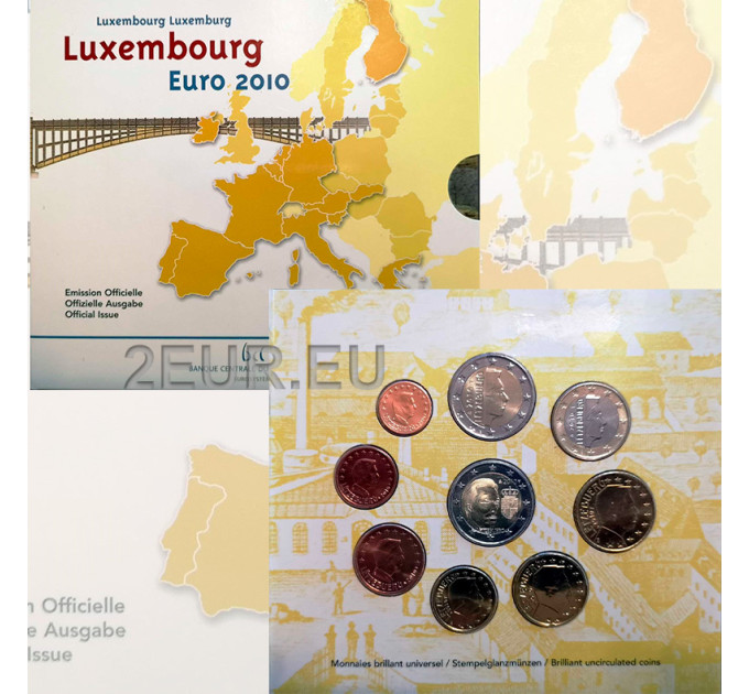 Luxemburg 2010 - Euro set BU