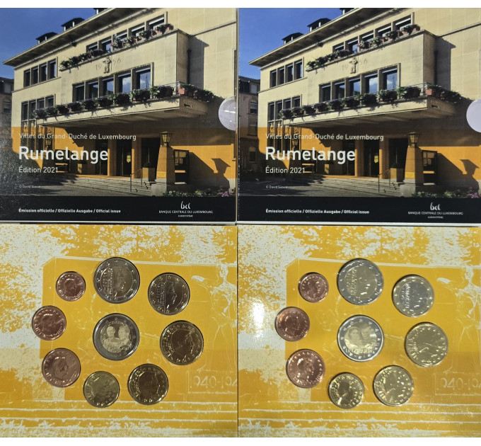 Luxemburg euro set BU 2021 - Stad Rumelange