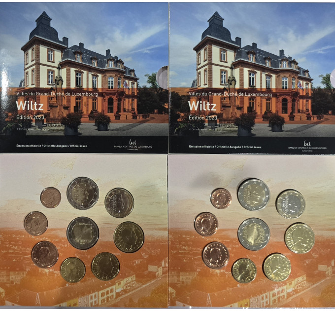Luxemburg euro set BU 2023 - Stad Wiltz - Internationaal Olympisch Comité