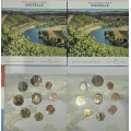 Luxemburg euro set BU 2025 - Stad Moselle - 2 Euro Schuman + 25e van de troon van Hendrik