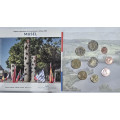 Luxemburg euro set BU 2025 - Stad Moselle - 2 Euro Schuman + 25e van de troon van Hendrik