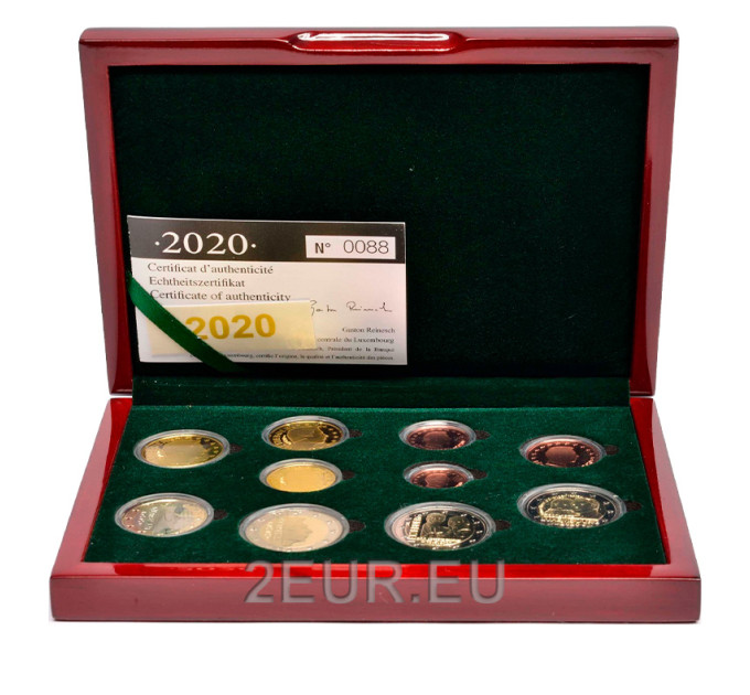 Luxemburg Set euromunten Proof 2020