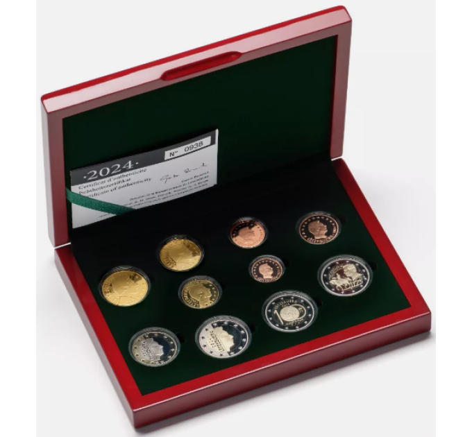 Luxemburg Set euromunten Proof 2024