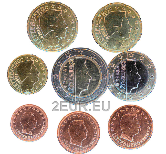 Luxemburg 2018 - Euro set UNC