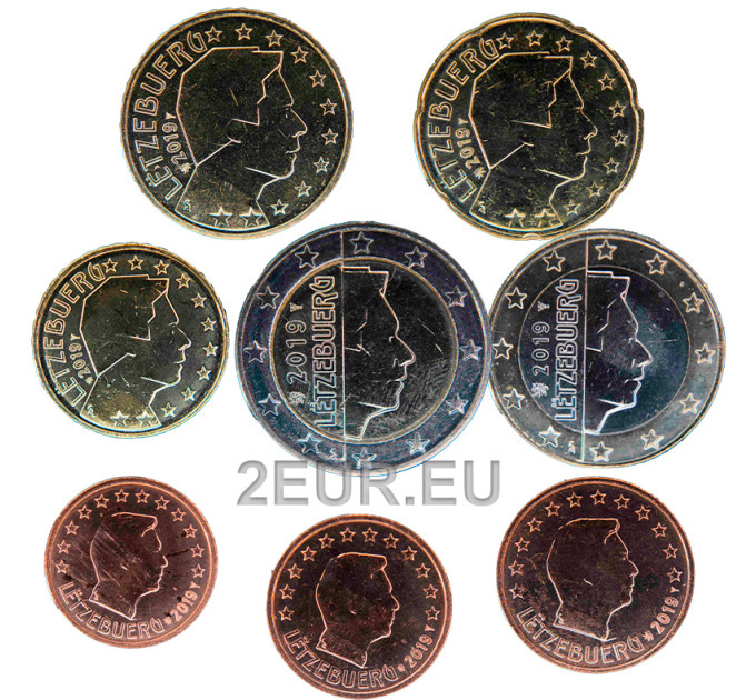 Luxemburg 2019 - Euro set UNC