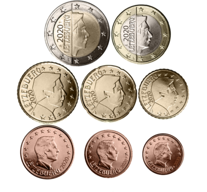 Luxemburg 2020 - Euro set UNC