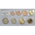 Luxemburg Euro set UNC 2004