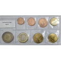 Luxemburg Euro set UNC 2007