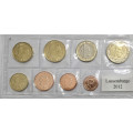 Luxemburg Euro set UNC 2012