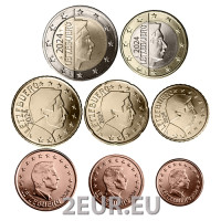 Luxemburg Euroset UNC 2024