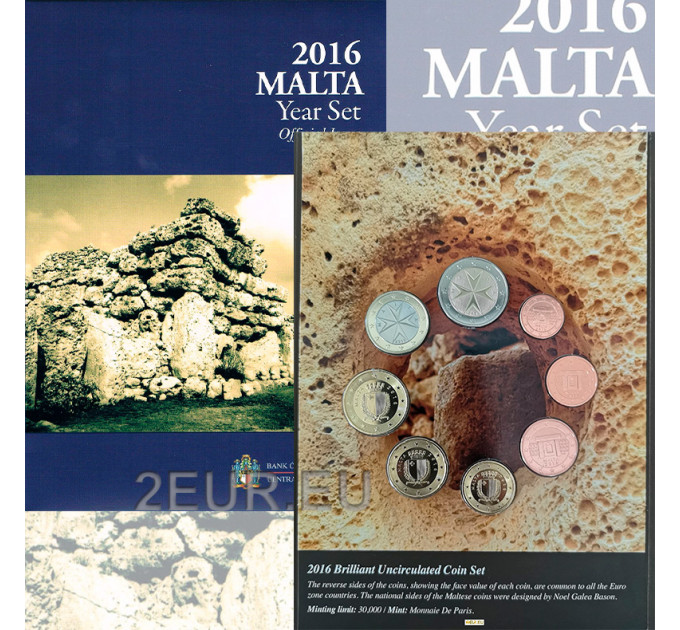 Malta 2016 - Euro set BU + Ggantija