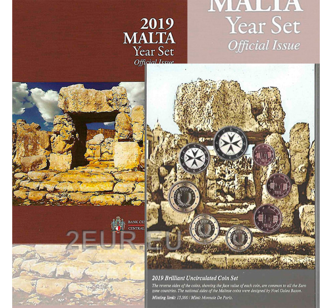 Malta 2019 - Euro set BU