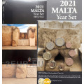Malta euro set BU 2021 - Tarxien-tempels met muntteken