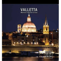 Malta euro set BU 2026 - Maltese ommuurde steden - Valletta