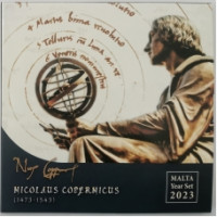 Malta euro set BU 2023 - Nicolaus Copernicus