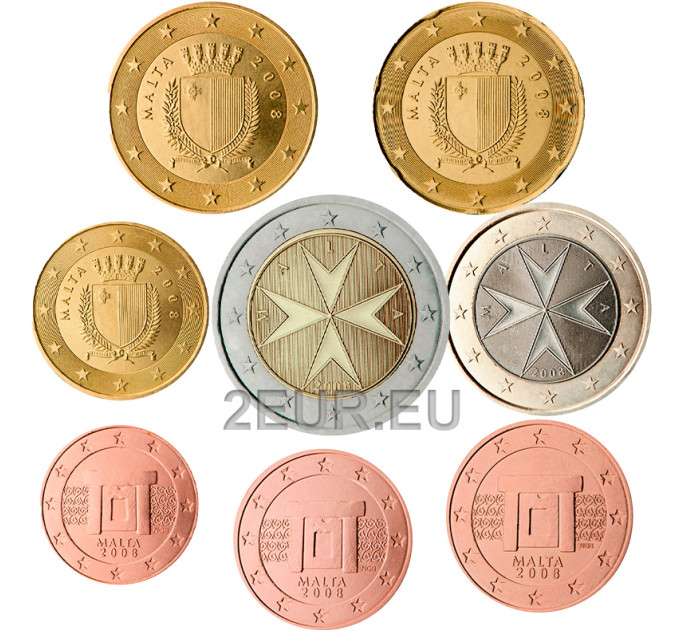 Malta Euroset UNC 2008 