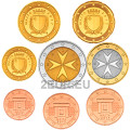 Malta Euroset UNC 2012 
