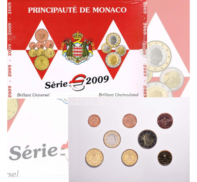 Monaco  BU set 2009 - Set euromunten