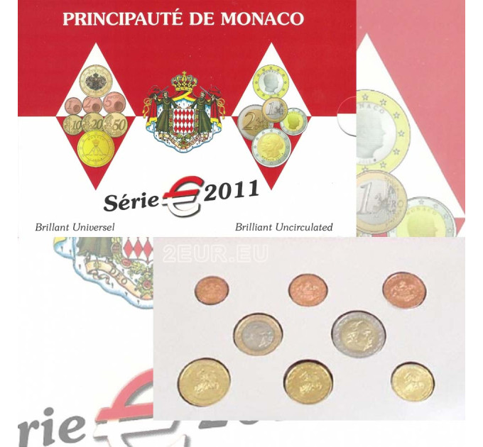 Monaco  BU set 2011 - Set euromunten