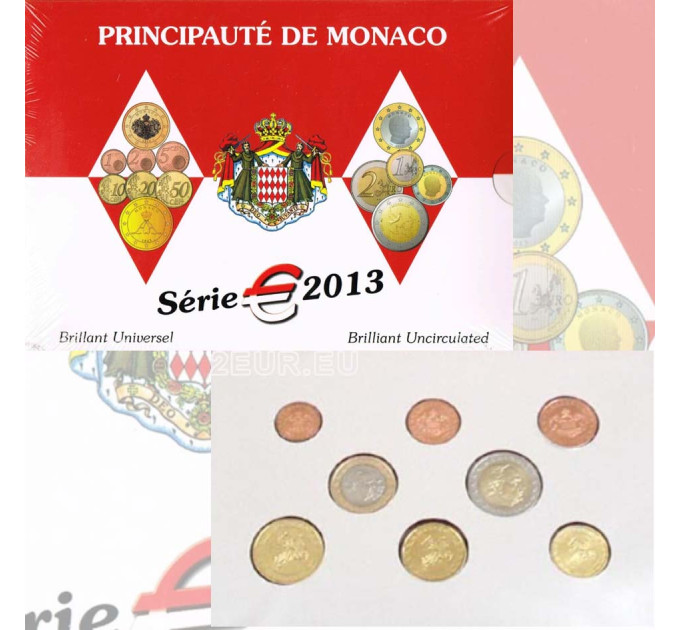 Monaco  BU set 2013 - Set euromunten