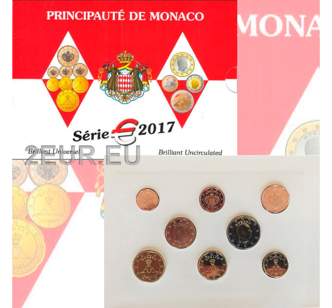 Monaco  BU set 2017 - Set euromunten