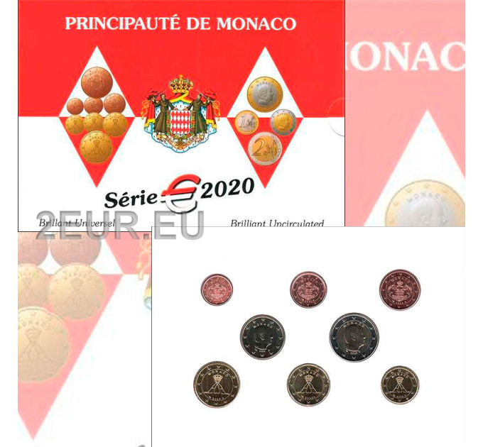 Monaco  BU set 2020 - Set euromunten