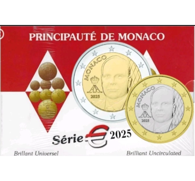 Monaco  BU set 2025 - Set euromunten