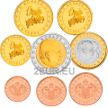 Monaco UNC set 2001 - Set euromunten