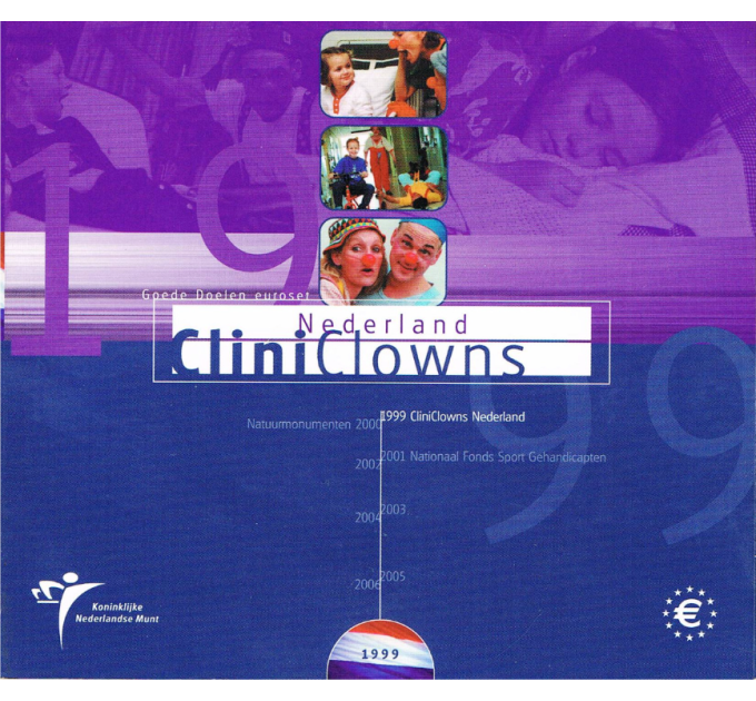 Nederland Euroset BU 1999 - Kliniek Clowns