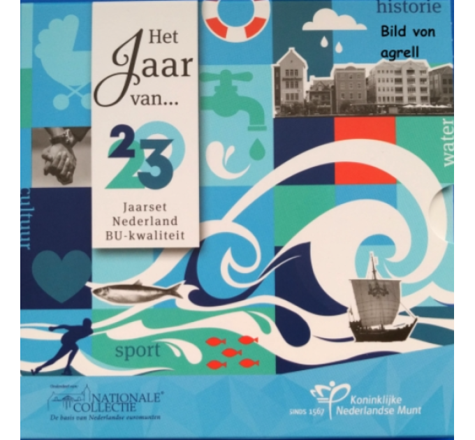 Nederland Euroset BU 2023 - Elementen - Water