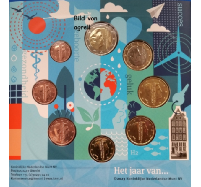 Nederland Euroset BU 2023 - Elementen - Water