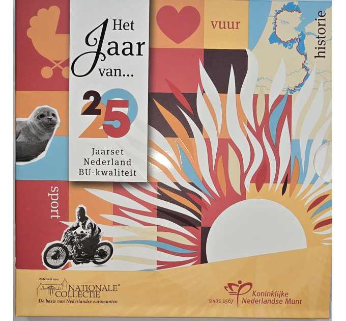 Nederland Euroset BU 2025 - Elementen - Vuur