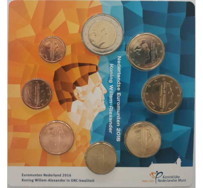 Nederlandse Euromuntset UNC 2016
