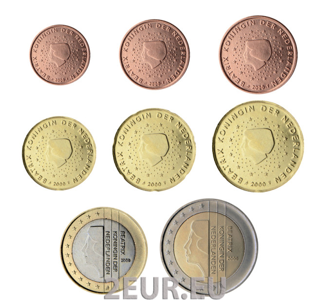 Nederlandse Euromuntset UNC 2000
