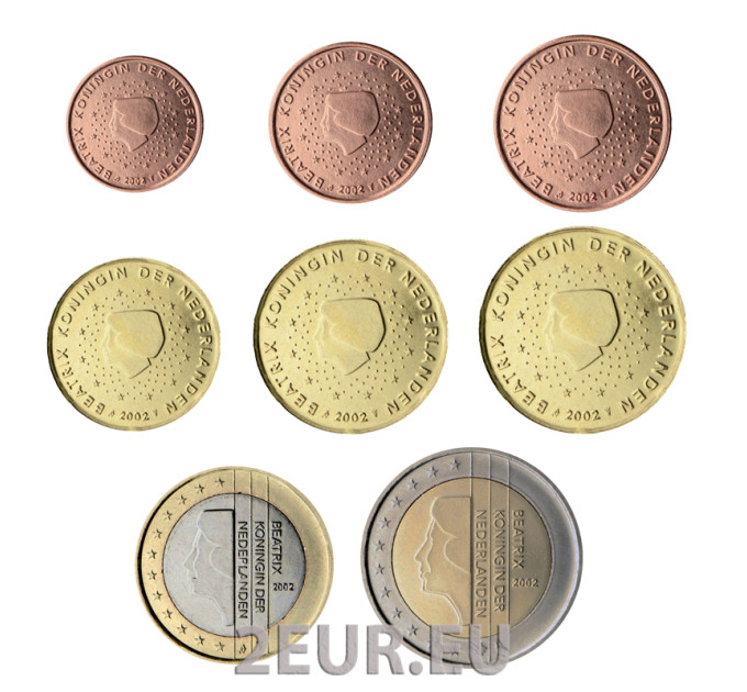 Nederlandse Euromuntset UNC 2002