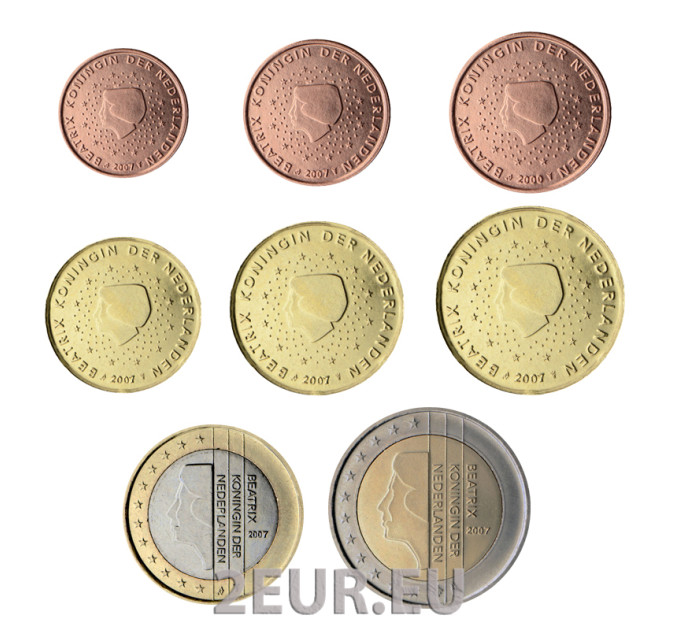 Nederlandse Euromuntset UNC 2007