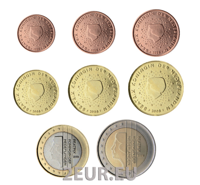 Nederlandse Euromuntset UNC 2008