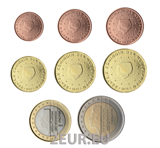 Nederlandse Euromuntset UNC 2011