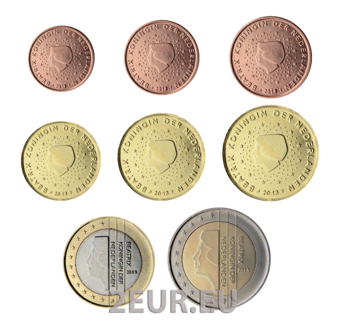 Nederlandse Euromuntset UNC 2013