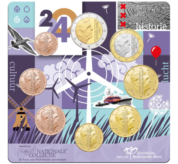 Nederlandse Euromuntset UNC 2024
