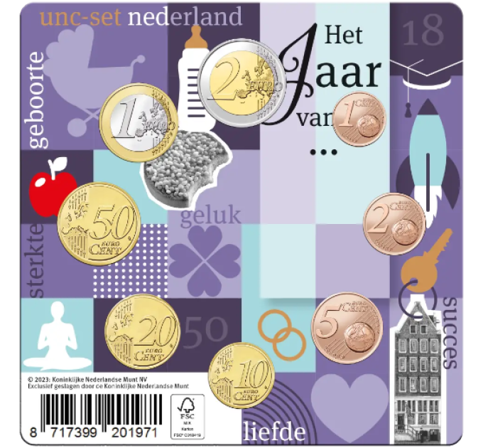 Nederlandse Euromuntset UNC 2024