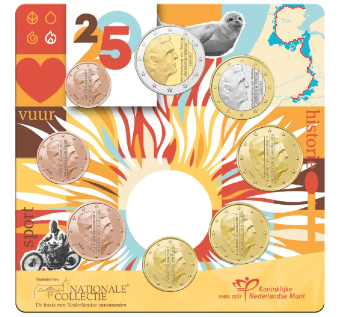 Nederlandse Euromuntset UNC 2025
