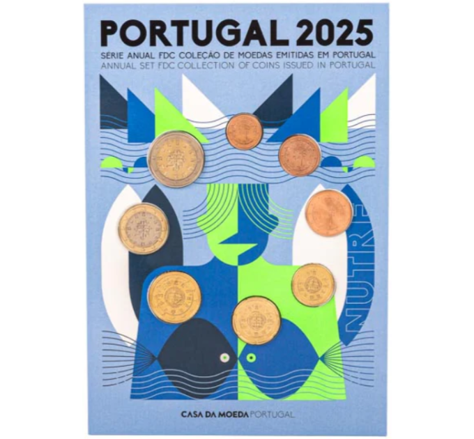 Portugal Euroset FDC 2025