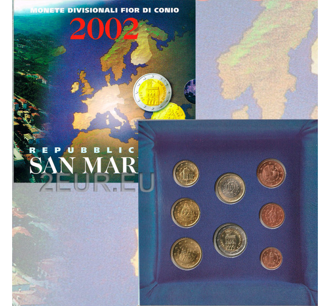 San Marino Euro set BU 2002