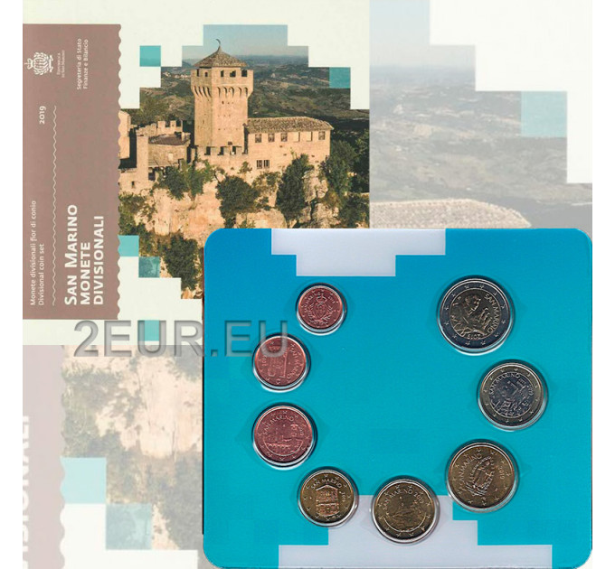 San Marino Euro set BU 2019