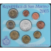 San Marino Euro set BU + 5 euro Zilveren munt 2003