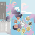 San Marino Euro set BU + 5 euro Zilveren munt 2025